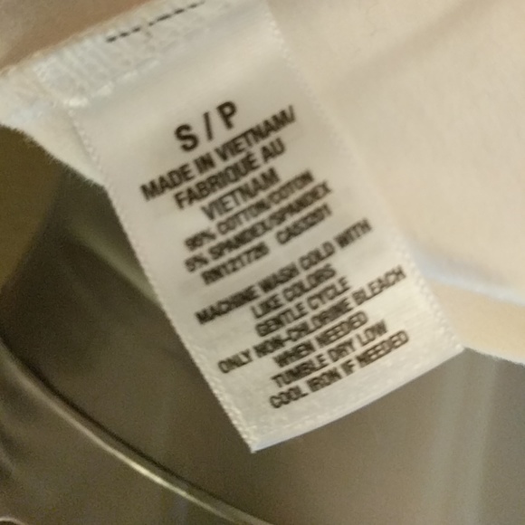 Aeropostale strappy back white tee - Picture 5 of 6